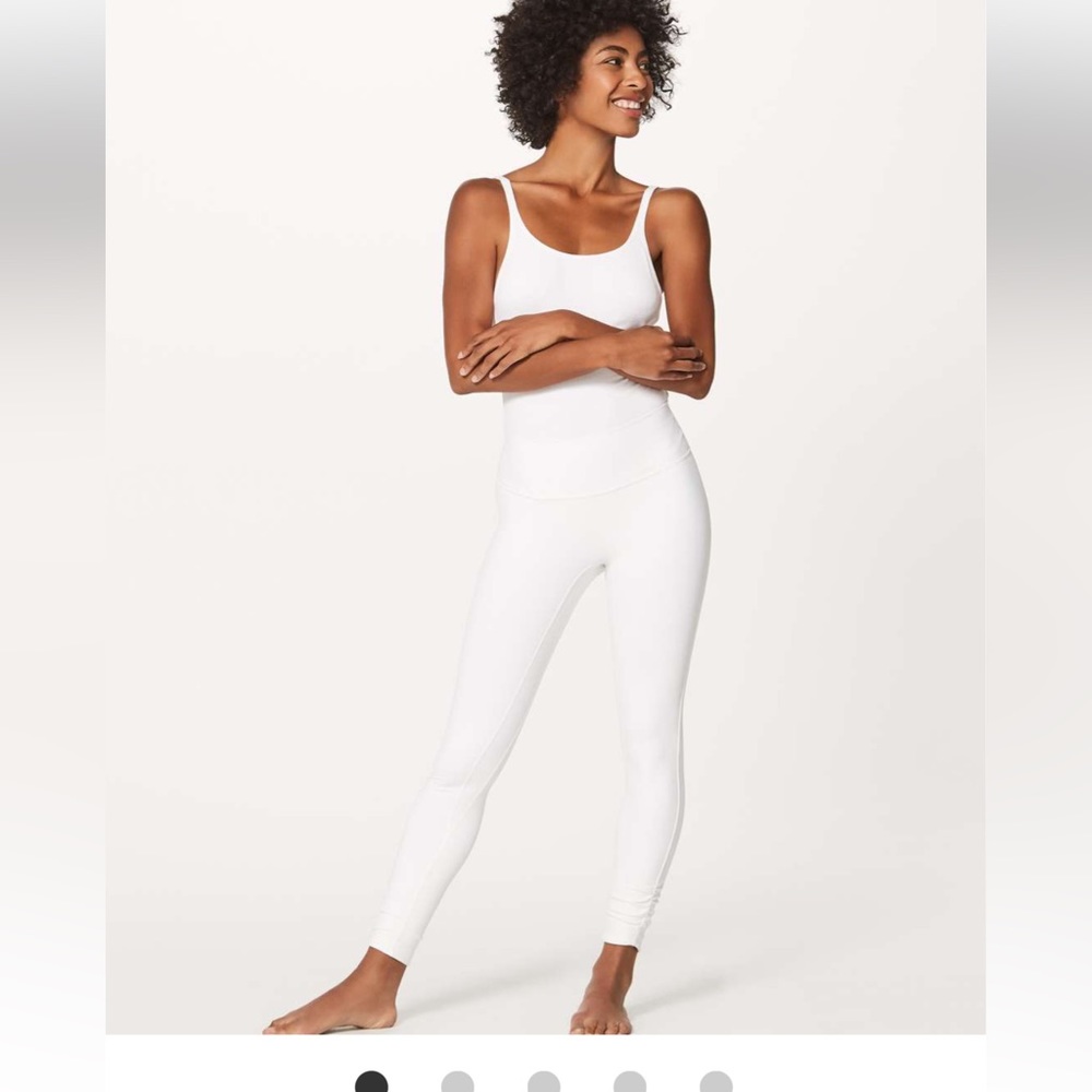 LULULEMON White Awakening Taryn Toomey Tight